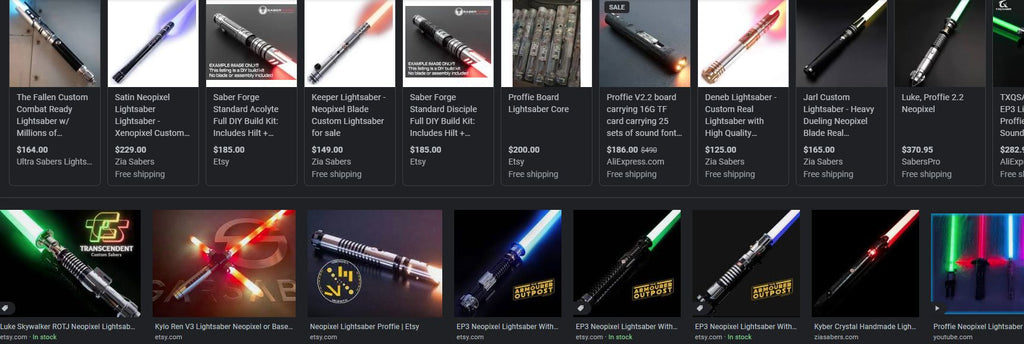 Different lightsabers online