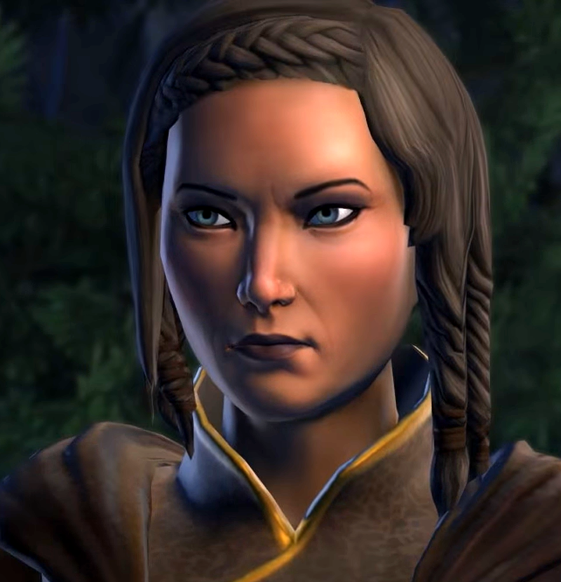 The Exiled Master (Satele Shan saberstaff)